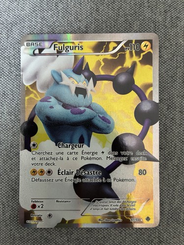 Carte pokémon fulguris - carte,