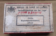 BOITE VIDE ARMEE BELGE