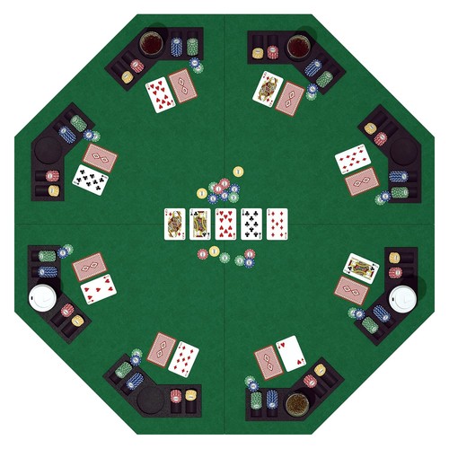 Inch foldable poker table - 48,