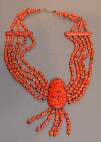 Ancien collier ethnique - ancien,