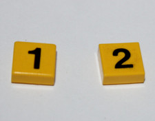 Lego Yellow Tile 1x1 ref