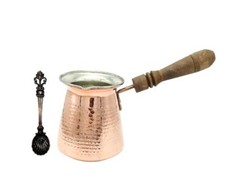 Cafetière turque en 5 tailles cafetière grecque arabe d'épaisseurEn cuivre ma...