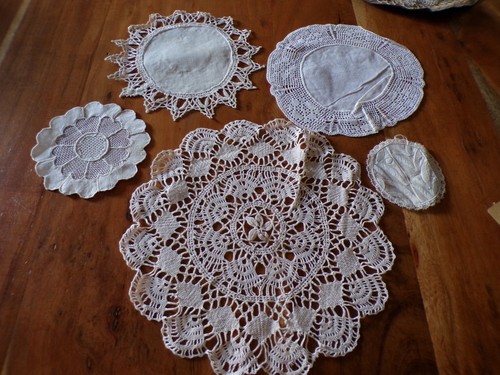 Linge ancien napperons - linge, 5
