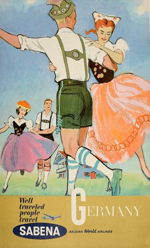 Affiche poster sabena - poster,