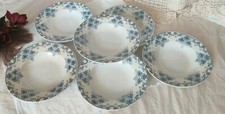 6 Assiettes creuses K&G Keller et Guérin Lunéville Faïence Ancien Vaisselle 