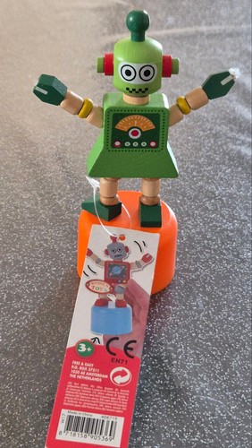 Figurine robot wakouwa bois - figurine,