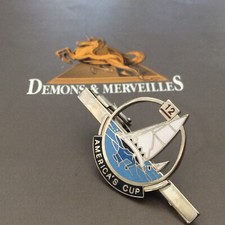 Gentleman Metal Simple Tie Clip Bar Clasp Practical from France America's Cup