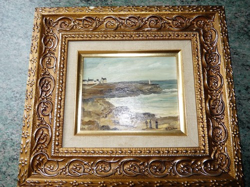 Superbe peinture huile sur - huile,