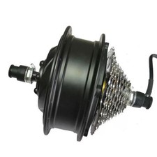 Moteur moyeu de roue Brushless 350W 3648V pour vélo électrique avec cassette 8