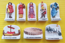 Fève -  Série complète  Pasquier - Le Puy du Fou - Drakkar Arène Char romain