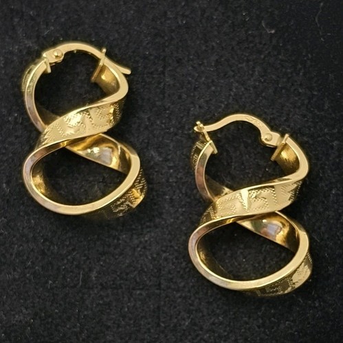 Boucles oreilles 18k 750 - or,