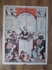 RARE AFFICHE PUBLICITAIRE pour