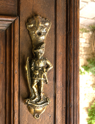 Ancien heurtoir porte robin - porte,