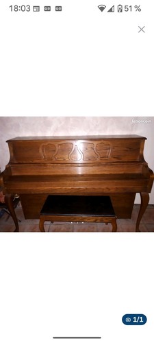 Piano droit études kimball - piano,