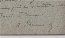 Alexandre Dumas Fils - Carte