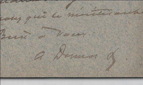 Alexandre dumas fils carte - dumas,