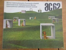 REVUE ARCHITECTURE FIBRO CIMENT AC62 1971 MAISON PREFABRIQUE FAMILIALE MALTHA