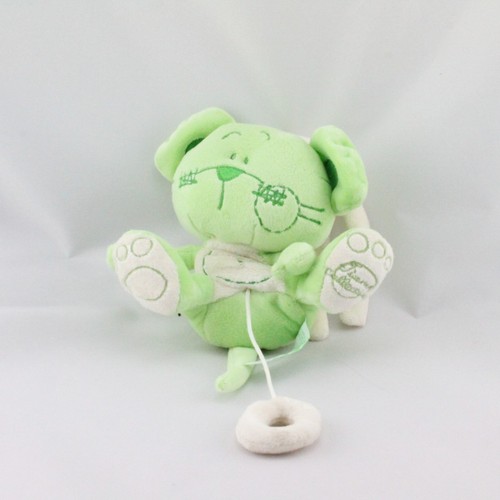 Doudou musical souris verte