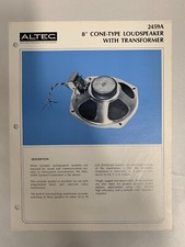 Original Vintage Altec 2459A