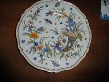 Assiette Desvres FF 19e Fourmaintraux Courquin Frères décor corne d'abondance