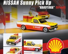 NISSAN Sunny Hakotora - Pick up with Barrels - SHELL - Inno64 1:64