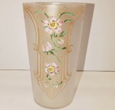 Rare Gobelet Verre Émaillé