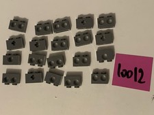 Lot De Pièces Briques À Trou Lego Gris Foncé