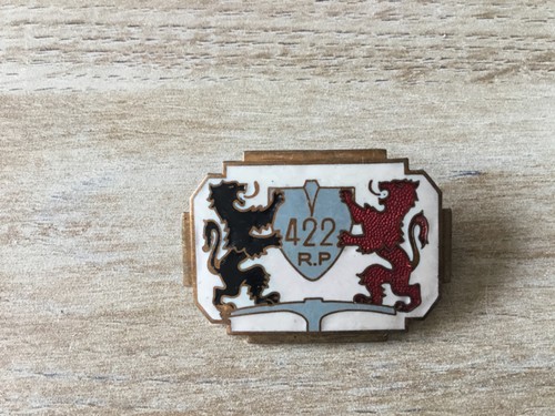 Insigne 422 régiment - rÉgiment, de