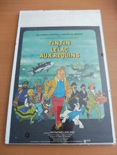 Rare affiche tintin - tintin, lac