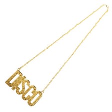  Collier de lettre disco pour