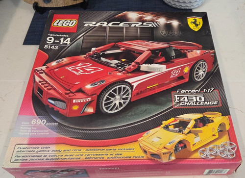 Lego 8143 racers ferrari f430 - lego,