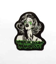 JARL/ Sticker Sharon Needles chanteur drag queen  /  5,5  x 5,5 cm