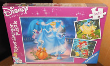 boîte 3 puzzles 3 x 49 pièces PRINCESSES DISNEY, sous blister