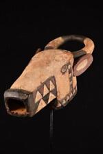 13547 Africain Vieux Eket Buffet Masque/Mask Nigeria