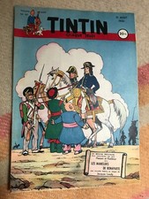 journal tintin 97 France (1950) couv Laudy BD ancienne RARE TBE