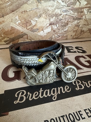 Ceinture vintage harley - ceinture,