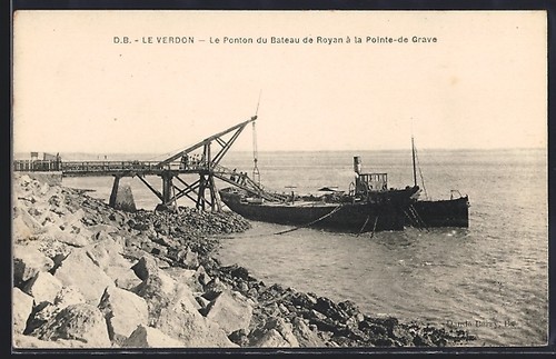 Cpa verdon ponton du - le, le