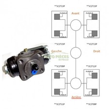 CYLINDRE DE ROUE ARD TOYOTA