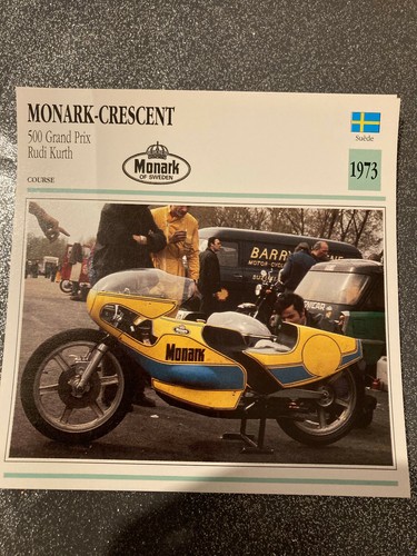Carte fiche moto collection - carte,