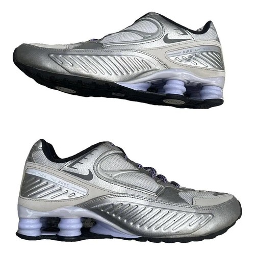 Nike shox silver running - nike,