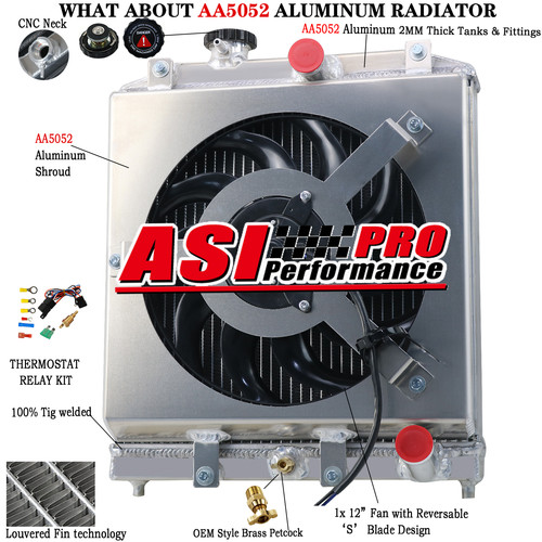 Radiateur pour honda - radiateur,