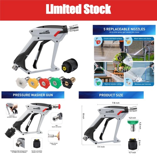 Pistolet lavage haute - pistolet,