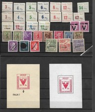 Allemagne - Postes locales 1945 / 49 - Sachsen Spremberg Storkow  - Lot 11 / 18