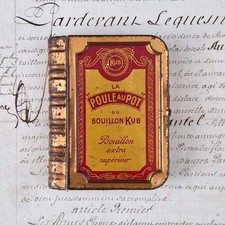 Ancienne boite livre "Bouillon