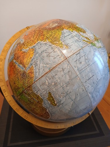 Globe terrestre ancien - globe,