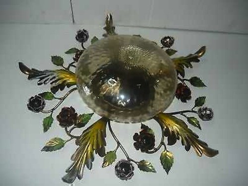 Plafonnier lustre feuille - plafonnier,