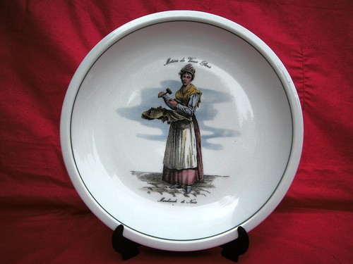 Assiette metiers vieux - assiette,