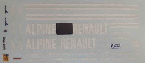 Décalcomanie décalque 43 - décalque, 1/43