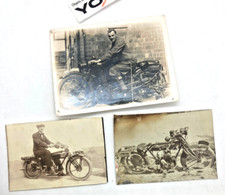 ancienne photo moto ancienne Gnome Rhone monet goyon terrot old motorcycl altes