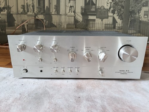 Onkyo integrated amp 1970s - a5,